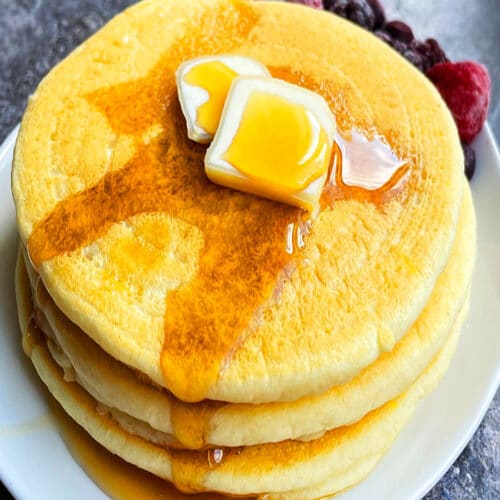 Fluffy Buttermilk Pancakes {From Scratch} CakeWhiz
