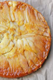 Fresh Pear Cake {Pear Upside Down Cake} - CakeWhiz