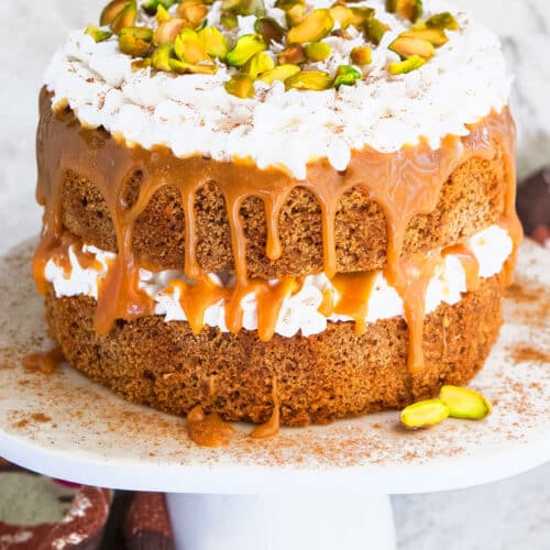 Banana Cake with Chai Vanilla Frosting