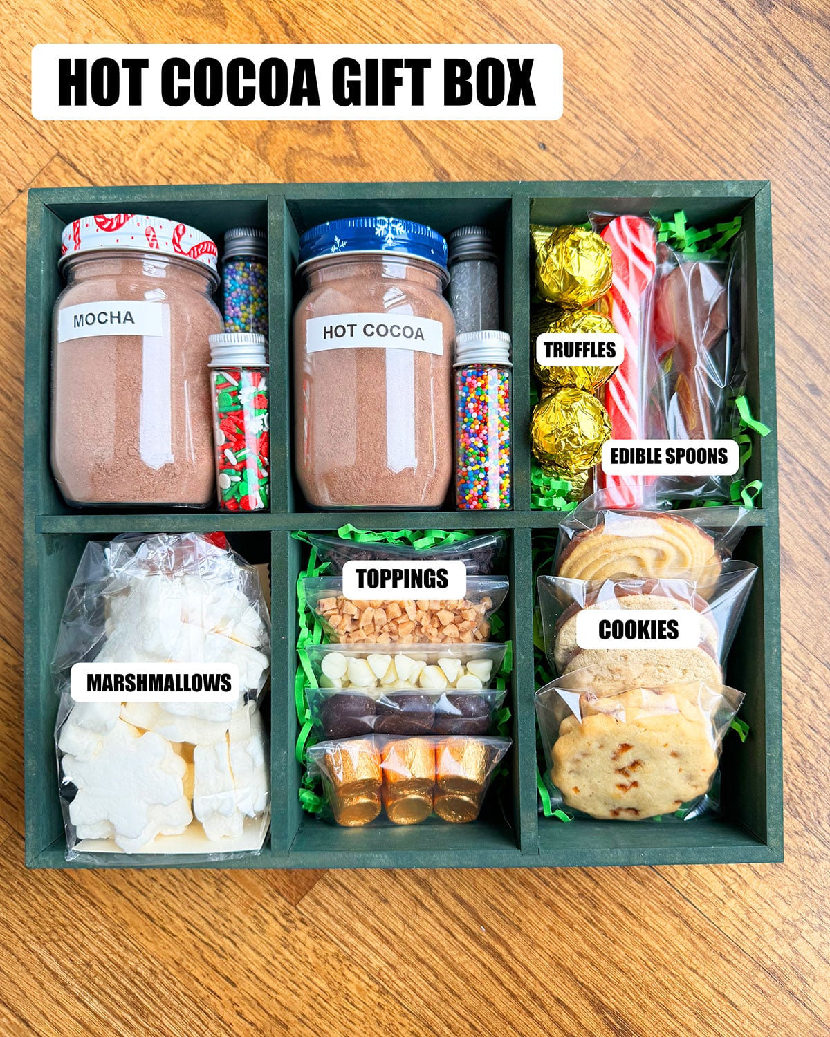 Homemade Hot Cocoa Gift Box.