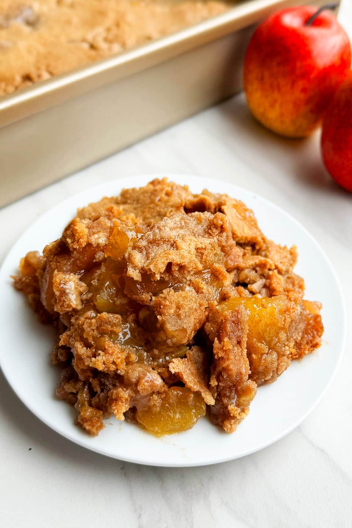 Apple Dump Cake (With Cake Mix)