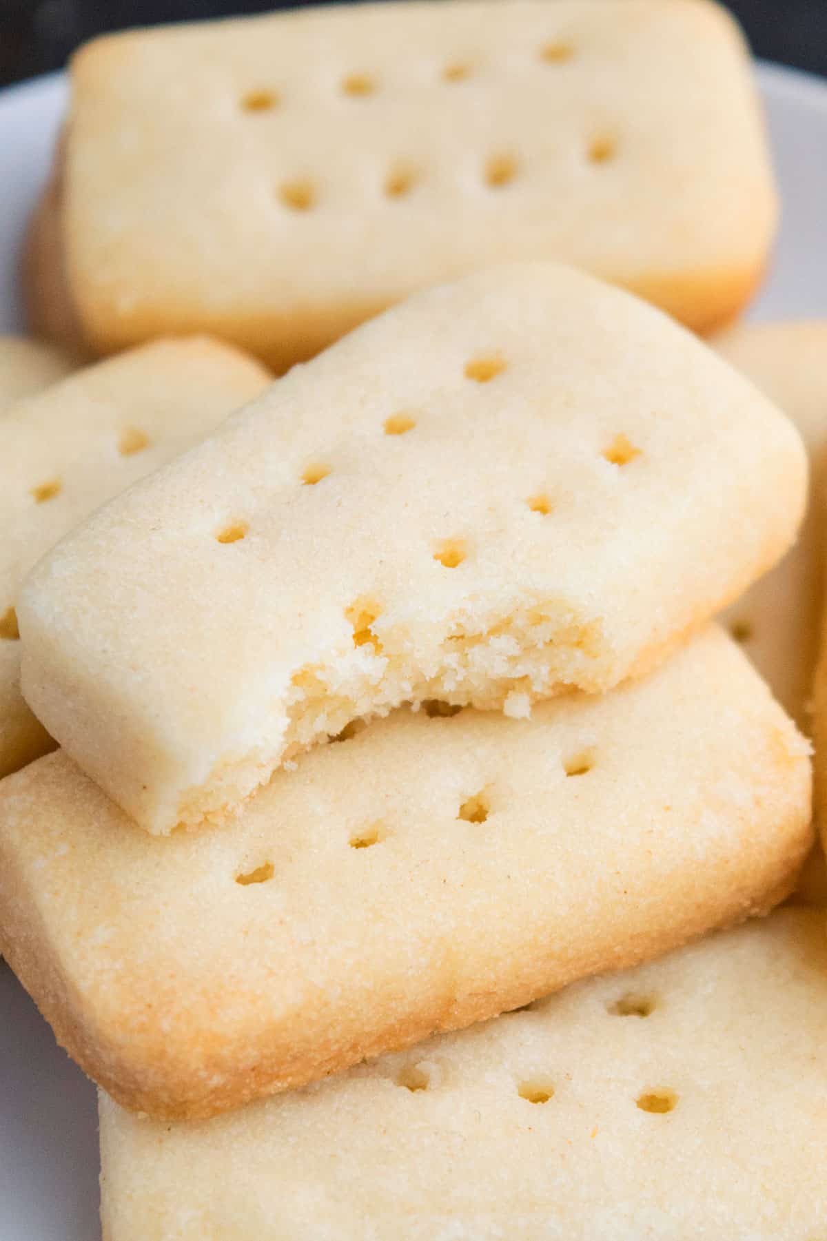 Partially Eaten Cookie- Closeup Shot. 